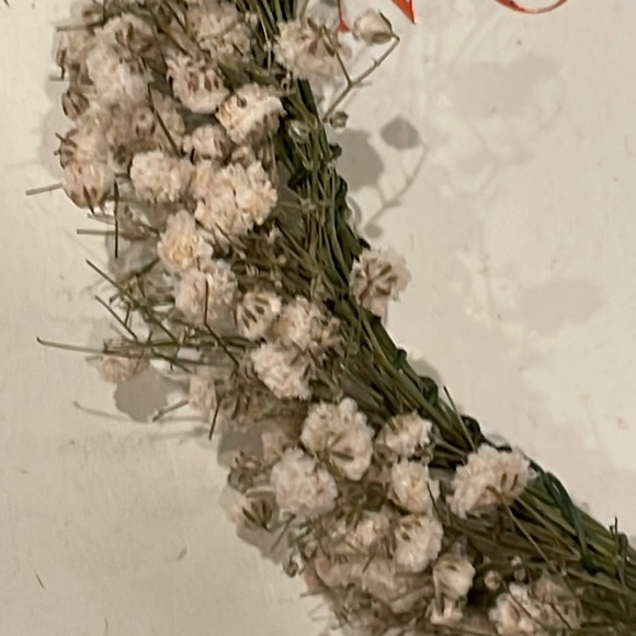 BHLDN Sunnie Flower Girl Preserved Baby’s Breath Crown NIB - Picture 3 of 7